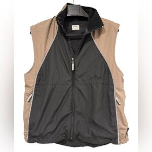 Asics Men's Black and Brown Vest
